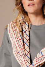 Grand Foulard Apaches Latika - Cahier - Macadamia