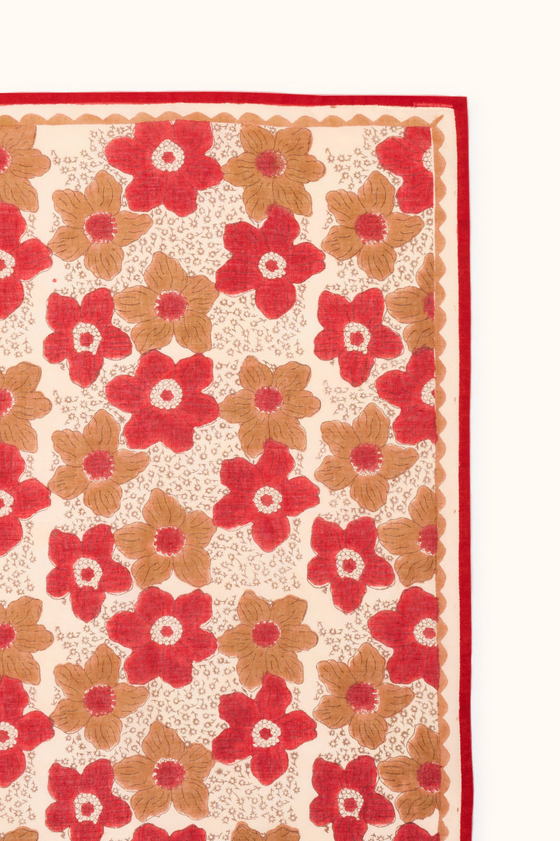 Dupatta - Zinnia Fiesta -  Foulard Apaches en voile de coton