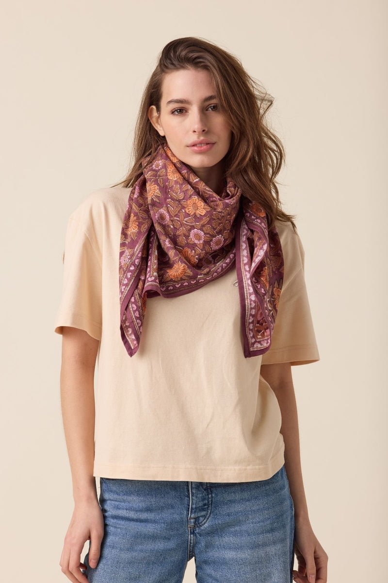 Latika - Coeur - Truffe - Grand Foulard Apaches