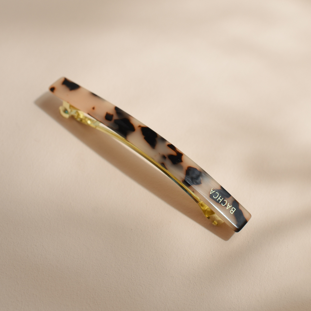 Barrette longue écaille
