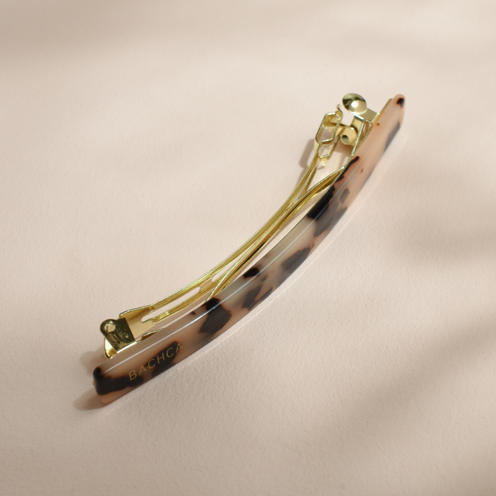 Barrette longue écaille