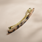 Barrette longue écaille