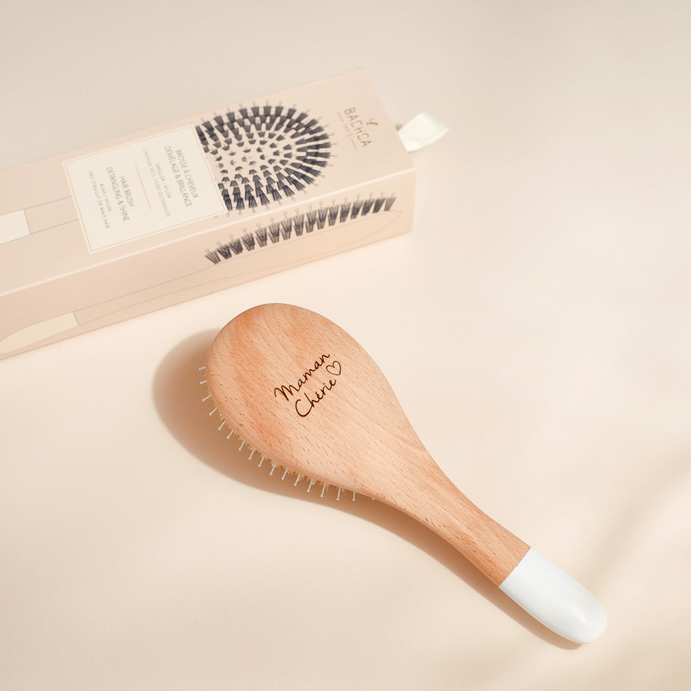 Brosse démêlage et brillance