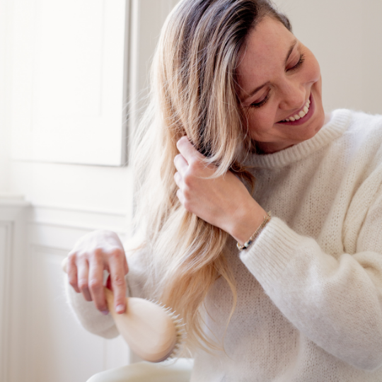 Brosse démêlage et brillance