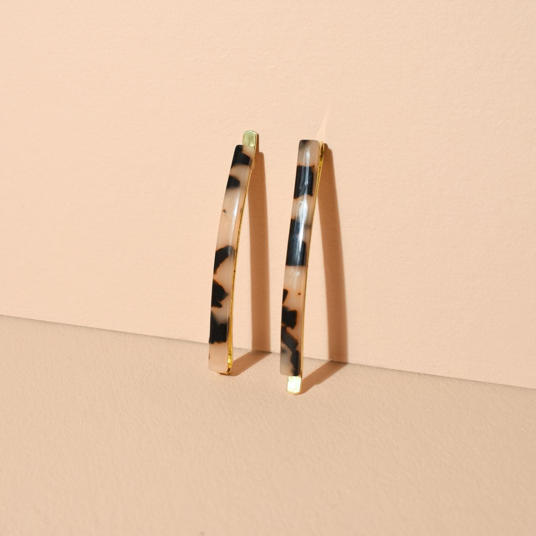 2 épingles cheveux écaille