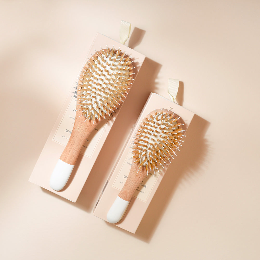 Brosse démêlage et brillance