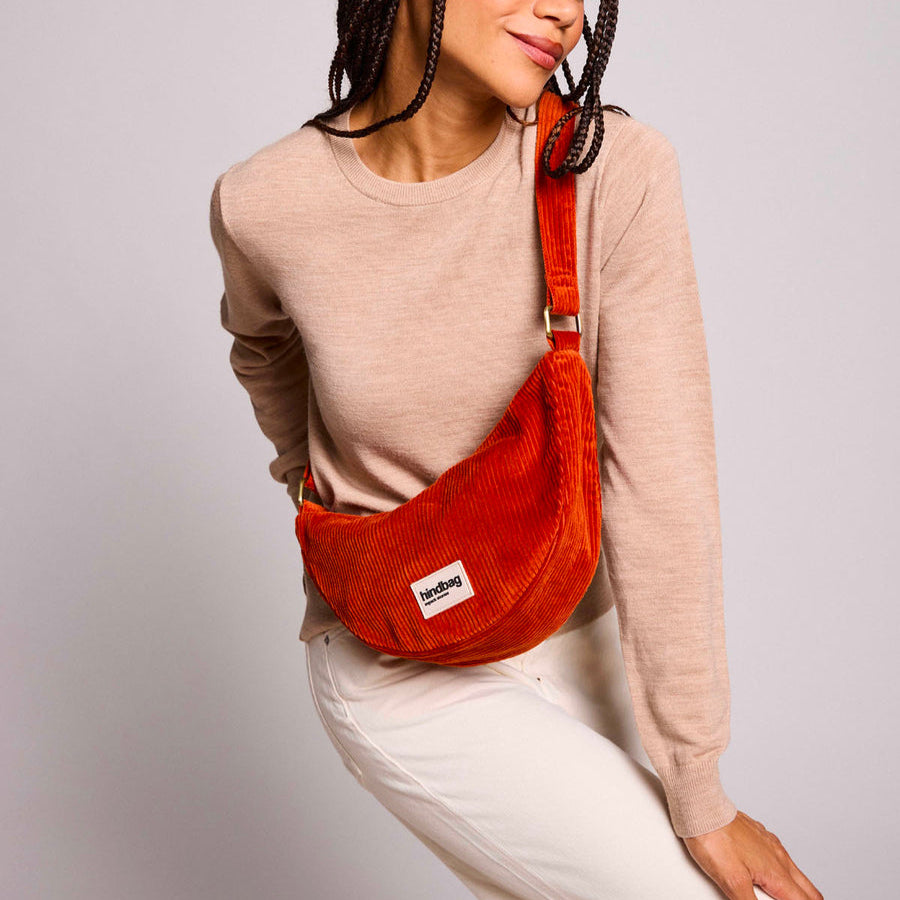 Sac Andrea - Velours Brique