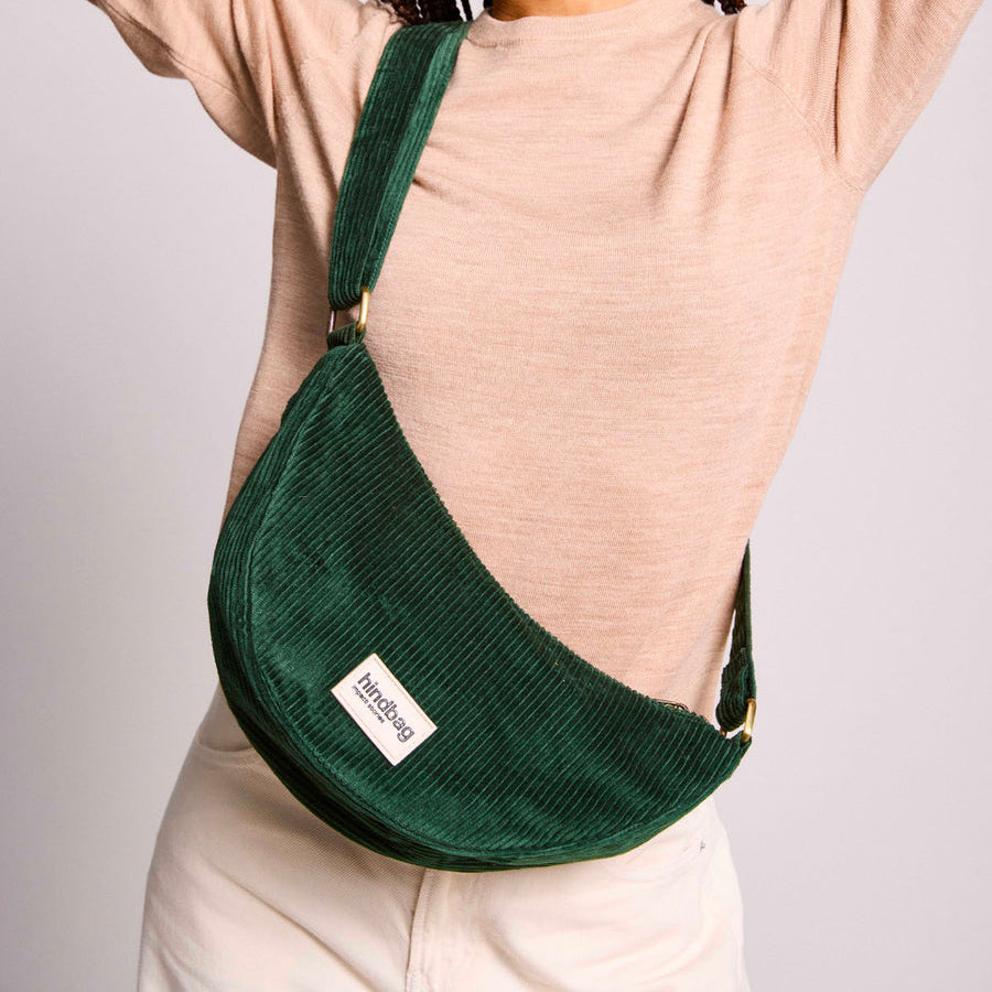 Sac Andrea - Velours Sapin