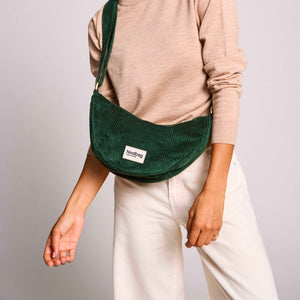 Sac Andrea - Velours Sapin