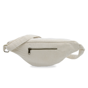 Sac banane Sasha - Velours Beige