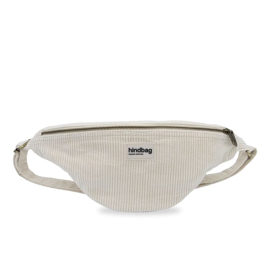 Sac banane Sasha - Velours Beige