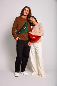 Sac banane Sasha - Velours Sapin
