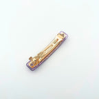 Barrette PAILLETTES LILAS - clic-clac 6 cm
