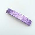Barrette PAILLETTES LILAS - clic-clac 9 cm