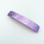 Barrette PAILLETTES LILAS - clic-clac 9 cm