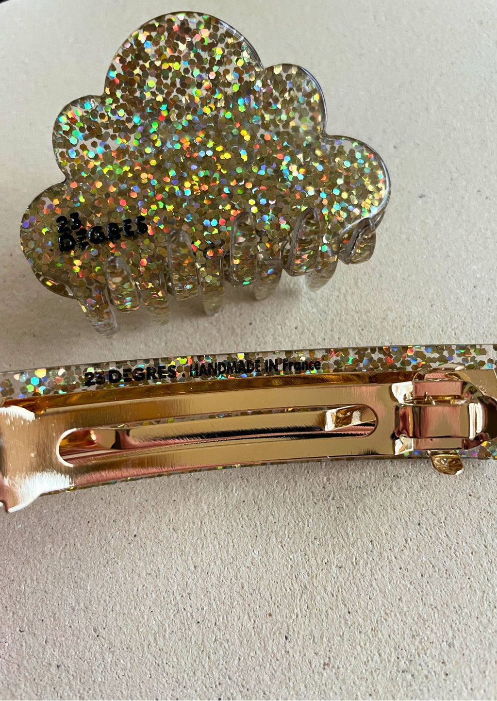 Barrette PAIDOR MIDNIGHT GLOW - clic-clac 9 cm