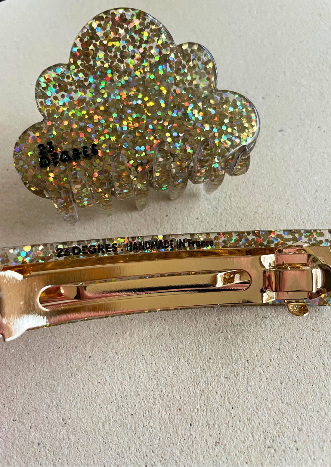 Barrette PAIDOR MIDNIGHT GLOW - clic-clac 9 cm