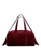 Sac à langer Basile - Velours Bordeaux