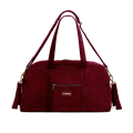 Sac à langer Basile - Velours Bordeaux