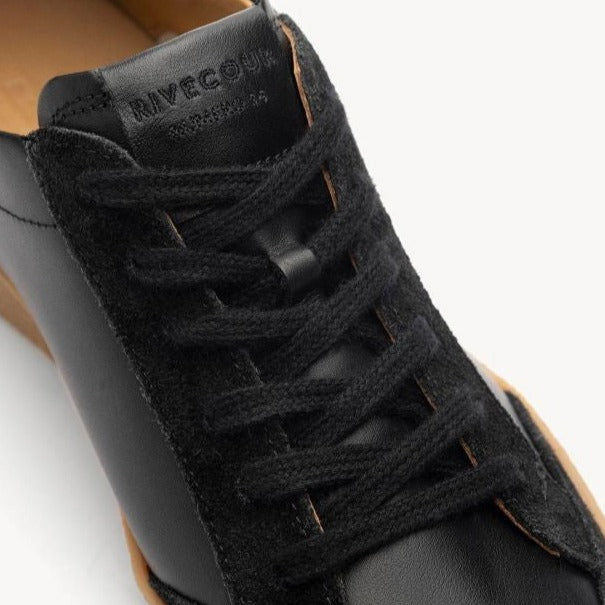 Basket 14 - Cuir Veau velours - Noir