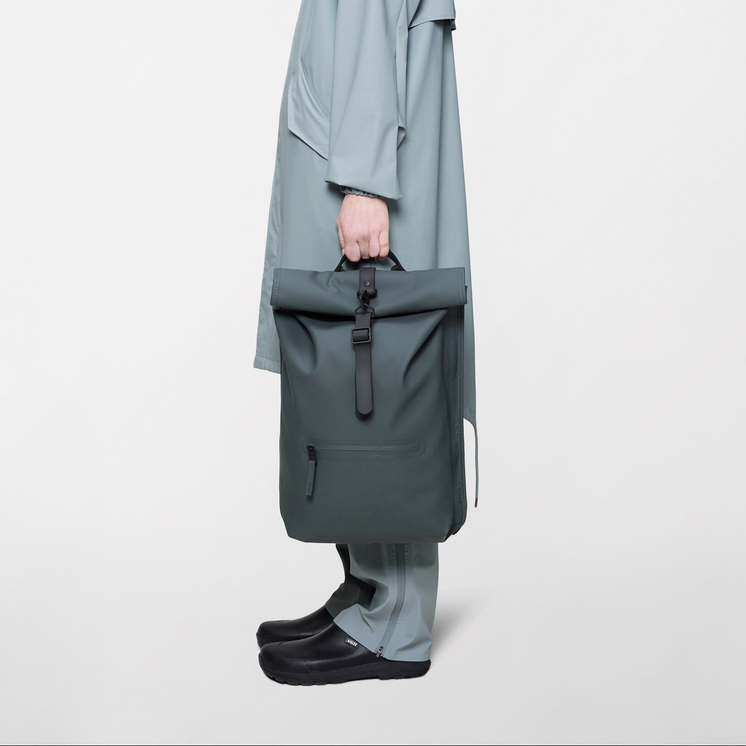 Rolltop Rucksack - Dark Green