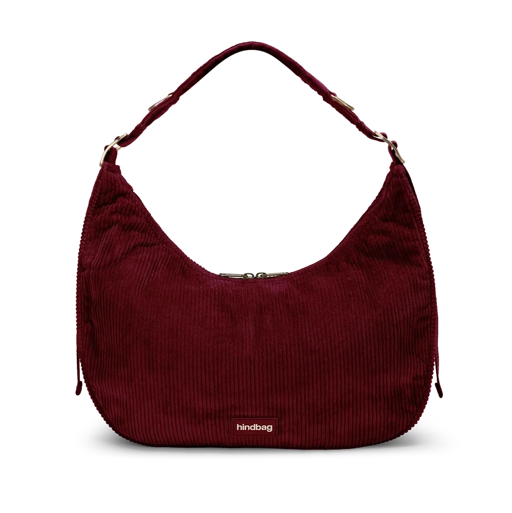 Sac à main Bianca - Velours Bordeaux