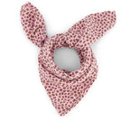 Petit Foulard Bianca - Mini Leopard Candy Pink