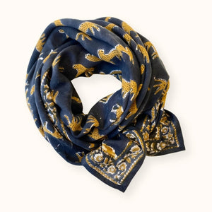 Foulard Apaches Latika - Bengale - Minuit