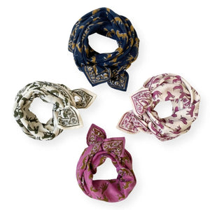 Foulard Apaches Latika - Bengale - Minuit