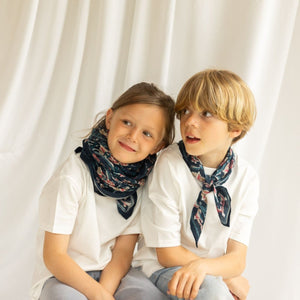 Foulard Apaches Latika - Bird  - Céleste