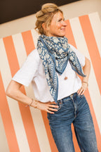 Foulard Apaches Latika - Coeur - Horizon