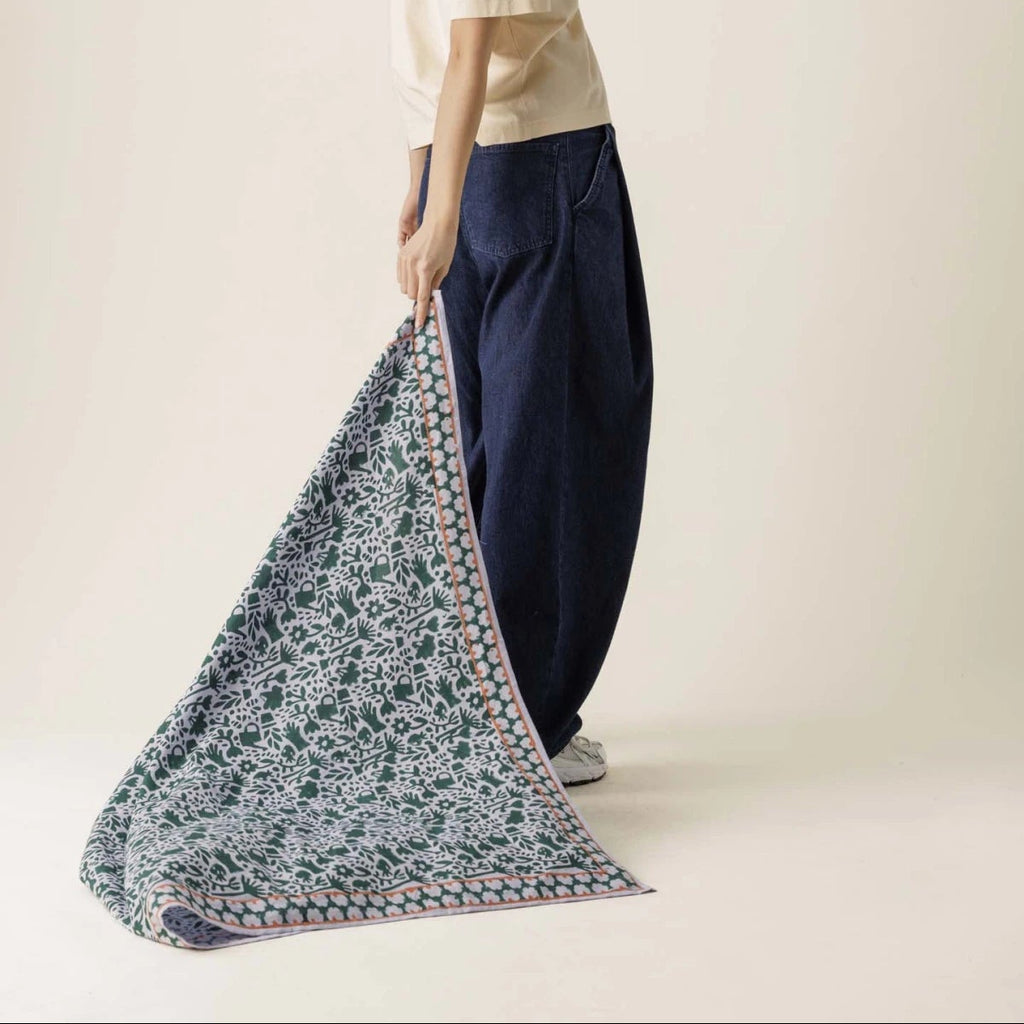 Grand Foulard Apaches Latika - Garden - Lilas