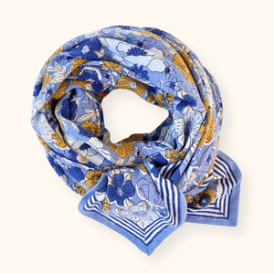 Grand Foulard Latika Joy - Océan