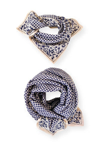 Grand Foulard Apaches Latika - Mosaic - Graphite