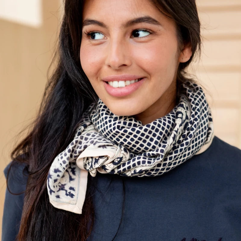 Grand Foulard Apaches Latika - Mosaic - Graphite