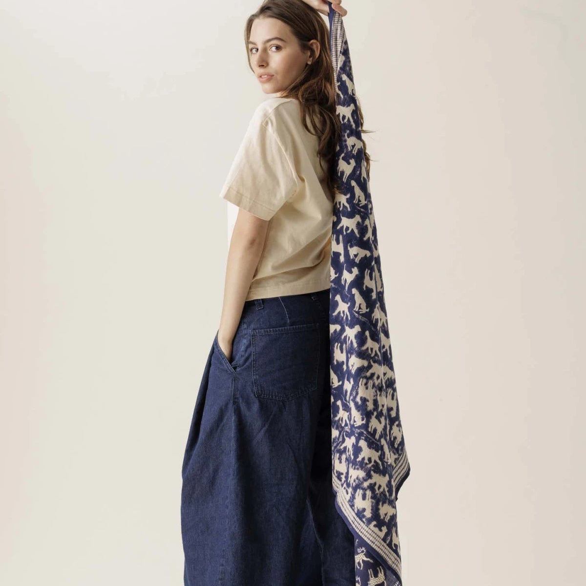 Grand Foulard Apaches Latika - Pongo - Milky Way