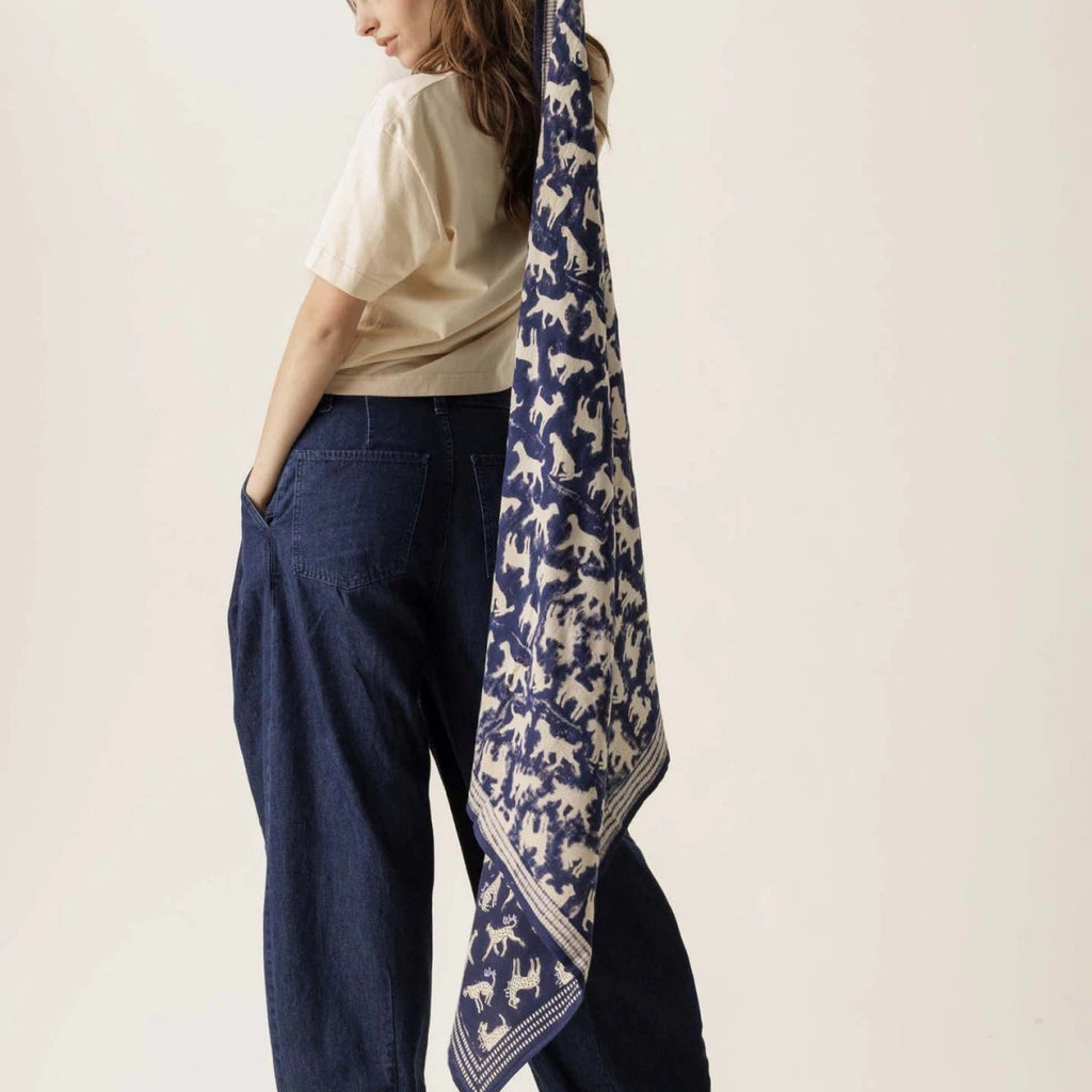 Grand Foulard Apaches Latika - Pongo - Milky Way