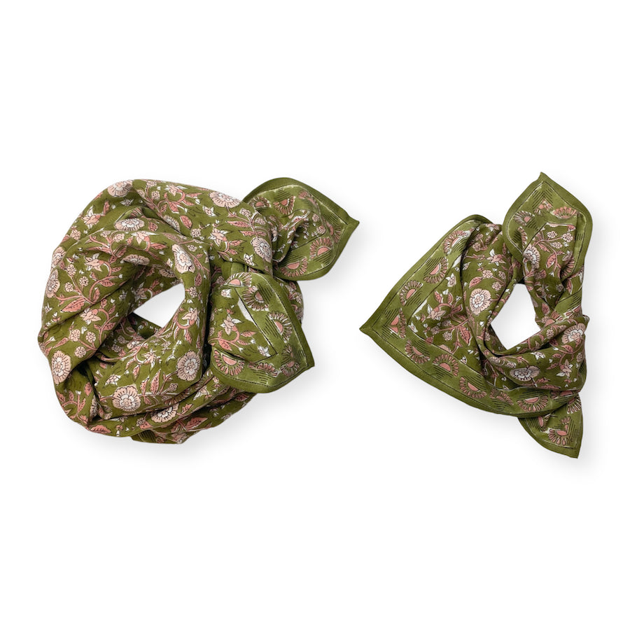 Foulard Apaches Latika - Soleil - Tilleul