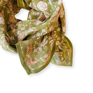 Foulard Apaches Latika - Soleil - Tilleul