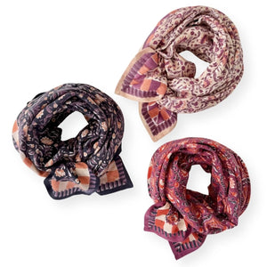 Grand Foulard Latika - Cactus - Cactus Navy