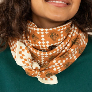 Grand Foulard Latika - Tigro - Tigro Rust