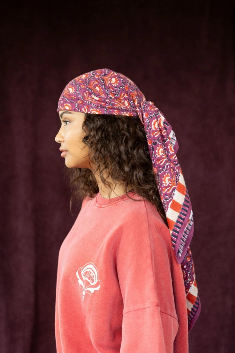 Grand Foulard Latika - Cactus - Cactus Cherry