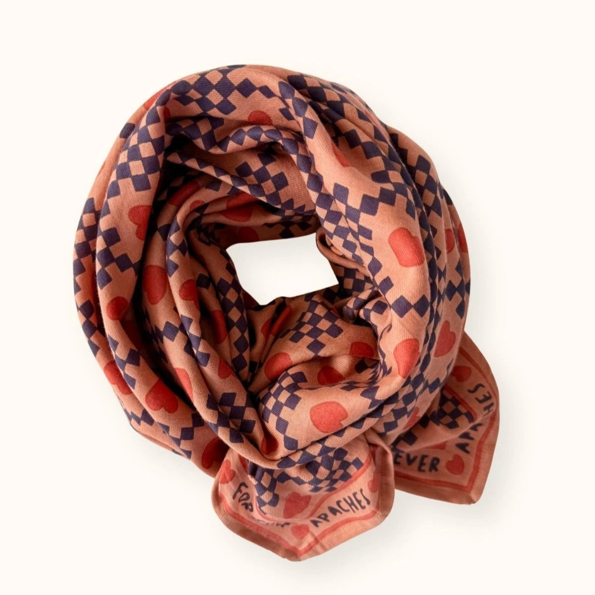 Grand Foulard Latika - Tigro - Amor Rust