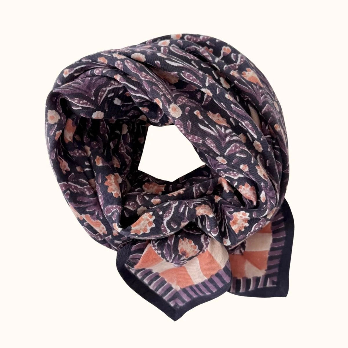 Grand Foulard Latika - Cactus - Cactus Navy