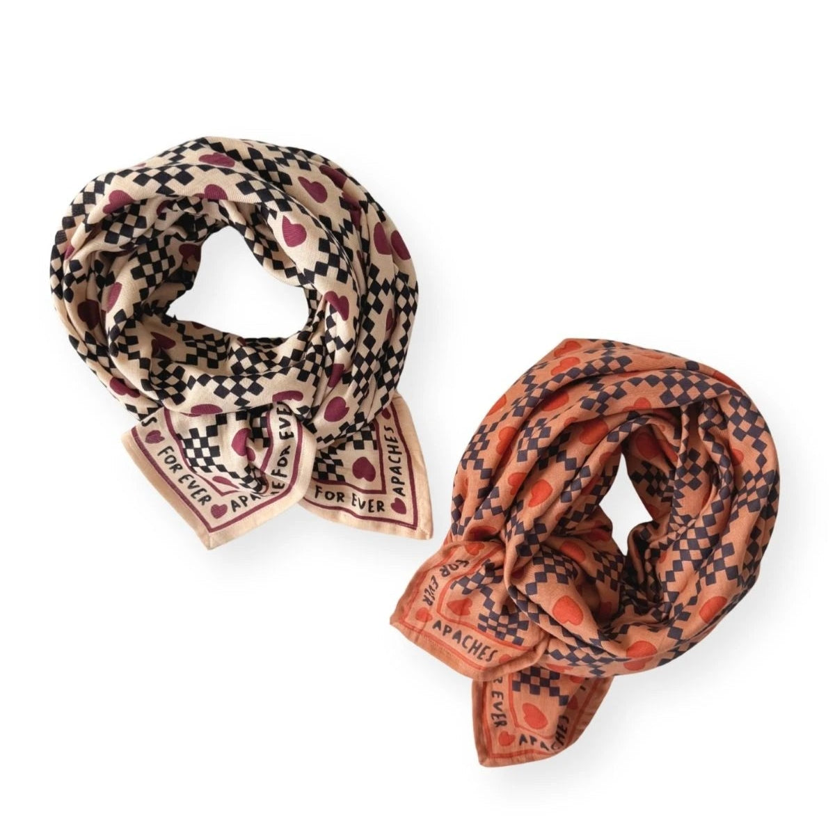 Grand Foulard Latika - Tigro - Amor Rust