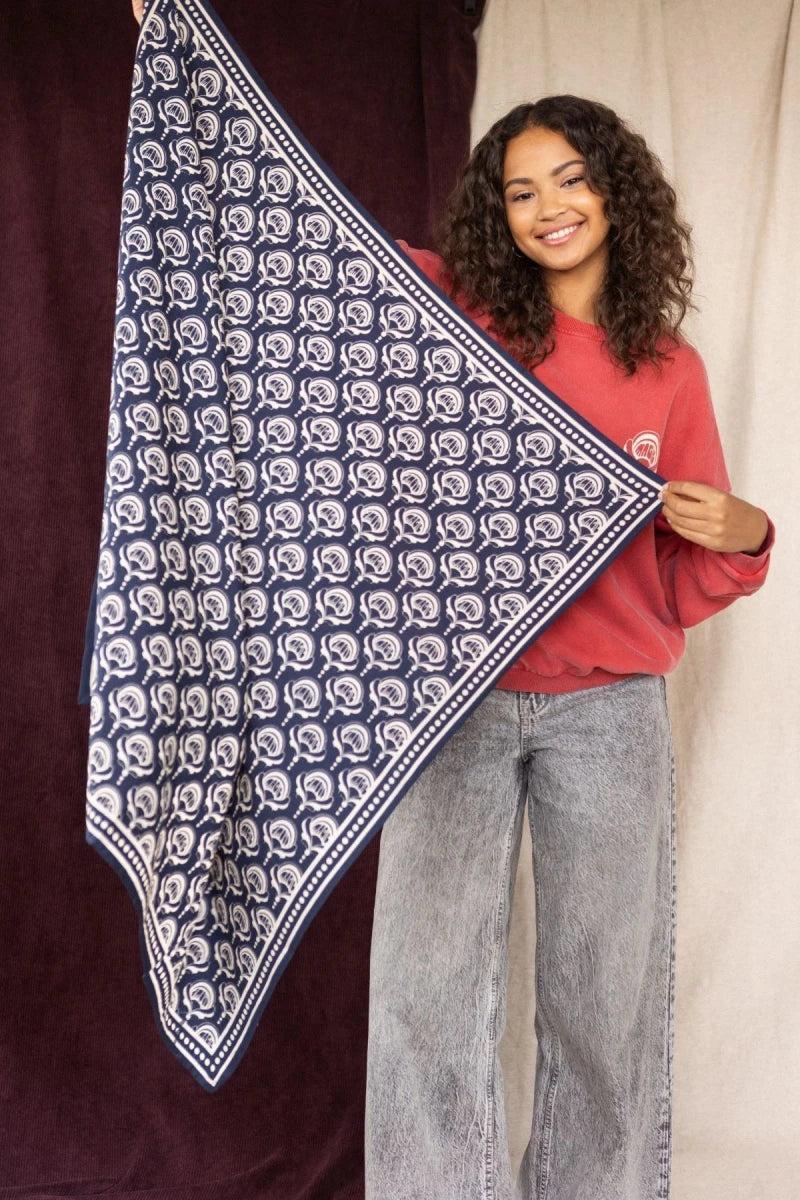 Grand Foulard Latika - Wonderfull Navy