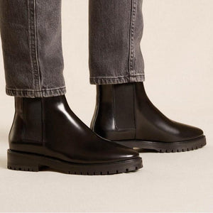 Bottines n°501 - Cuir polido Noir