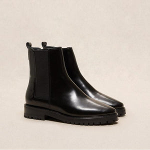 Bottines n°501 - Cuir polido Noir