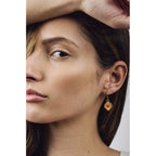Boucles d'oreilles Iker - Orange