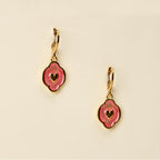 Boucles d'oreilles Iker - Rose clair